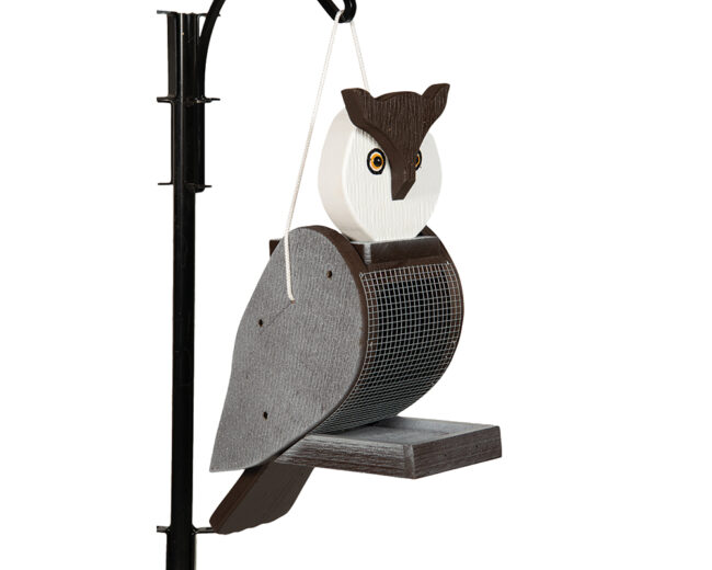 Owl Wood Bird Feeder Green Acres Outdoor Living