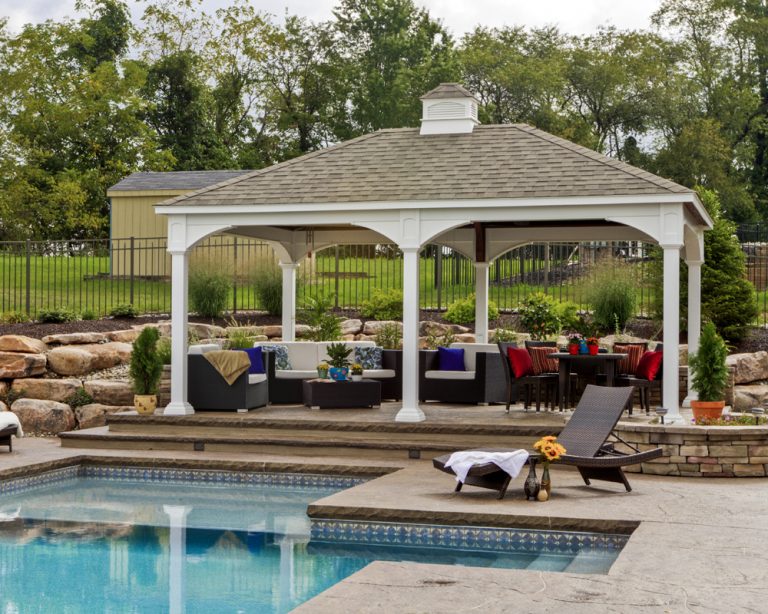 Traditional Vinyl Pavilion | Green Acres Outdoor Living - Marietta, GA